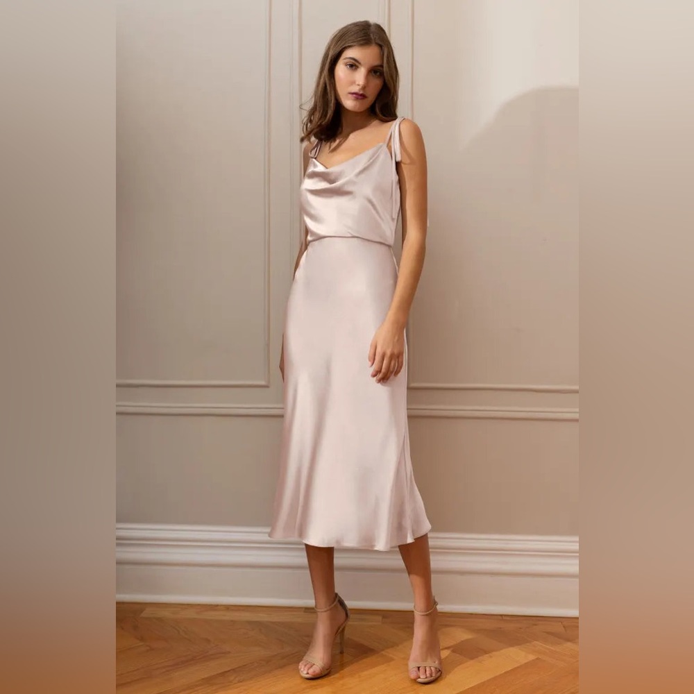 Jenny Yoo Kat Bridesmaid Dress in Prosecco